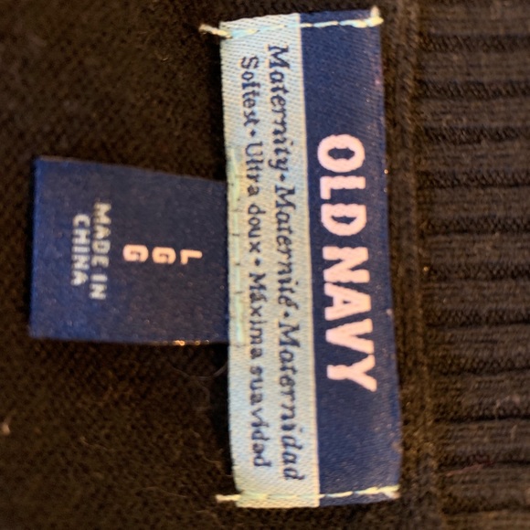 OLD NAVY Maternity Black V-Neck Sweater - Picture 4 of 6